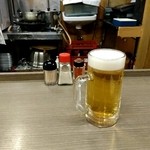 やき鳥 福鳥本店 - ビール　580円