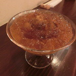 北海道産塩水ウニと人参のムースコンソメゼリー寄せ1780円