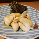 串焼き GoZZo - 鯛の白子と蕨のお浸し【絶品】
