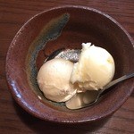 錦水庵 - 蕎麦コースのデザートです。