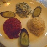トルコ料理レストラン ヒサル - メゼ三種盛り