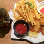 クラフトビアブリム - 博多っ子のフィッシュ＆チップス（600円）
      