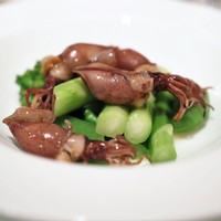 ラシェット・ブランシュ - ホタルイカと春野菜のソテー
                