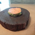 クラフタル - 前菜一品目：蕎麦のパンケーキ