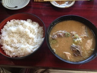 川魚料理　森口屋 - 鯉コクと麦めし（大）