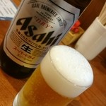 やすや - ビール大(650円)