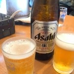 麺屋 えぐち - ビールいただきました。