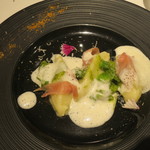 リストランテ サクラ - ＜2016年5月＞ニョッキ　春野菜入りバジルソース