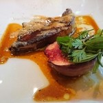 レストラン・ランス・ヤナギダテ - フォアグラのポワレ　甘酸っぱいソース