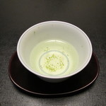 日本料理山崎 - 椿①。柚子湯。