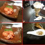 鶏料理ひとりひとり - フルーツトマトの黒酢ハーブ和え