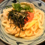 丸亀製麺 - 明太釜タマ（接写）