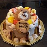 パティスリ・ル・スィエル - バースデーケーキ（くま・ショコラバージョン）