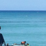 DUKE'S WAIKIKI - わんこ波に乗る