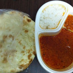 Authentic South Indian Cuisine Sri Balaj - ライス&ナンセット/キーマカレー/テイクアウト(850円)