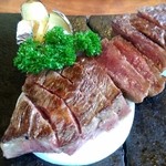 三牛志 藍屋 - 三田牛のステーキです♪