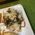 日本酒バル 稲の花 - サラダ寿司　タコさん多し！