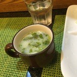 日本酒バル 稲の花 - 豆乳のスープ