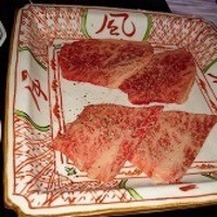 雪月花 彦根 - A5近江牛上赤身、A5近江牛上霜降り　かな。