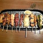 Hokkori Kushiyaki Tanoshiya - 串焼き