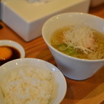 Ramenshibahama - 料理写真:朝らー定食【米朝】