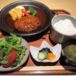 麻布 武藤 - ハンバーグ定食