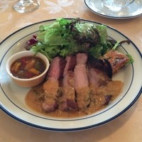 ダン ル シエル - 茶美豚肩ロース肉のソテー。