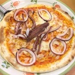 Saizeriya - 真イカとアンチョビのピザ　税込399円