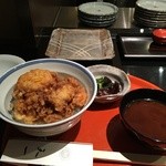 銀座 天一 - かき揚げ丼