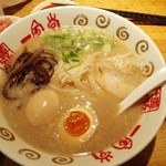 博多 一風堂 - 2016.5.13 白中+玉子トッピング