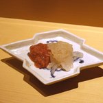 鮨 さいとう - 2016/3白海老と鯛の酒盗