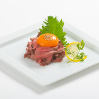 和牛ユッケ仕立て　醤油