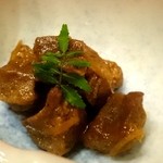 華蓮 - 華蓮 博多店 しゃぶ御膳 小鉢(豚タンの大和煮でした。) fromグリーンロール　
