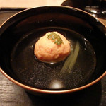 虎白 - 車海老の真丈のお椀(2016/4)