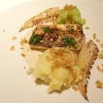 レフェルヴェソンス - 陽だまり～甘鯛のポワレ、たけのこ、ちりめんキャベツ、木の芽(2016/5)