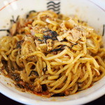 烈火 - 「山形ひっぱり混ぜそば」を混ぜたところ