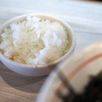 烈火 - 「山形ひっぱり混ぜそば」の〆ご飯