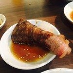肉とスープのおいしい店 肉の匠 吉杉 - A４モモみぞれ焼き：1000円