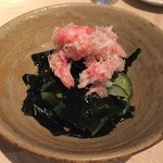 串揚げ×おばちゃん割烹 経堂 ただいま - カニ入り酢の物