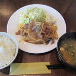 ななみや - 豚しょうが焼き　820円