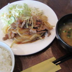 ななみや - 豚しょうが焼き　820円