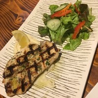 トラットリア ダイ パエサーニ - ランチのメイン、焼き魚