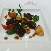 シェタカ　高崎 - 熟成ビーフロイン　季節の野菜添え