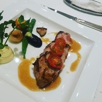 シェタカ　高崎 - 赤城ポークロインのグリエ　季節野菜添え