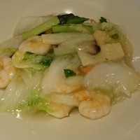 南国酒家 原宿本店 - 海老入りのあんかけ焼そば