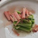 日本ばし さく間 - 【レセプション料理】「天然うるいのおひたし」