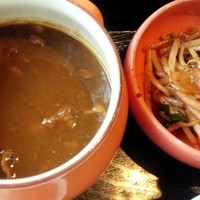 和牛料理 要 - カレーとレバニラ炒め