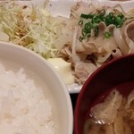 白木屋 - 豚塩炒め定食（白木屋ランチ）