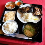 サカナ食堂 - 鰆カマご飯セット＋だし巻き（1100円）2016年5月