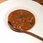 心斎橋神楽 - 神楽ハンバーグ（デミグラスソース）